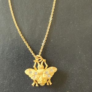 French Kande Petite Bee necklace